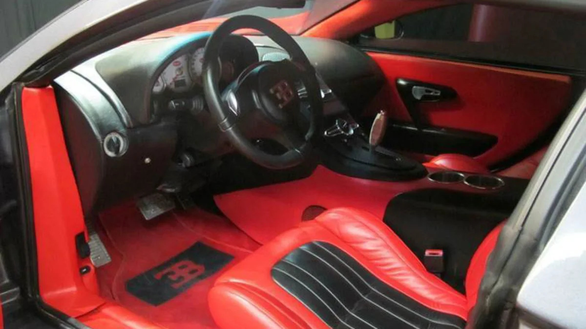 bugatti veyron replica interior