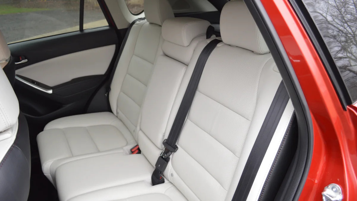 2016 Mazda CX-5 interior parchment leather rear seats