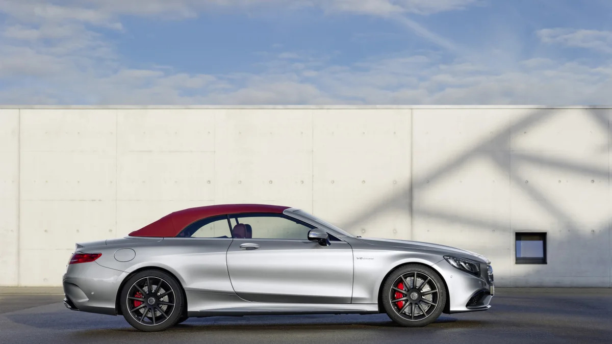 Mercedes-AMG S63 4Matic Cabriolet Edition 130 roof up profile