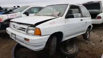 Junked 1991 Ford Festiva with 317,207 miles