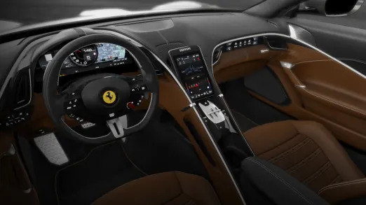 Ferrari Roma interior configured by Joel Stocksdale
