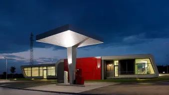 Italian gas station by Damilano Studio Architects