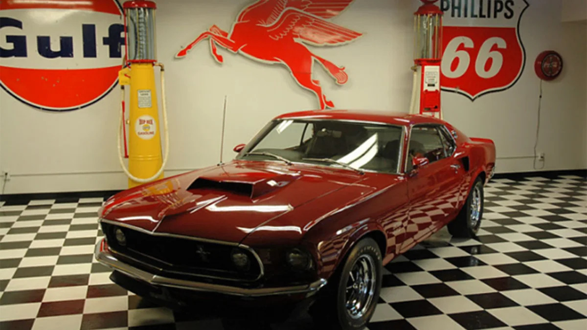 1969 Ford Mustang Boss 429 front three-quarter