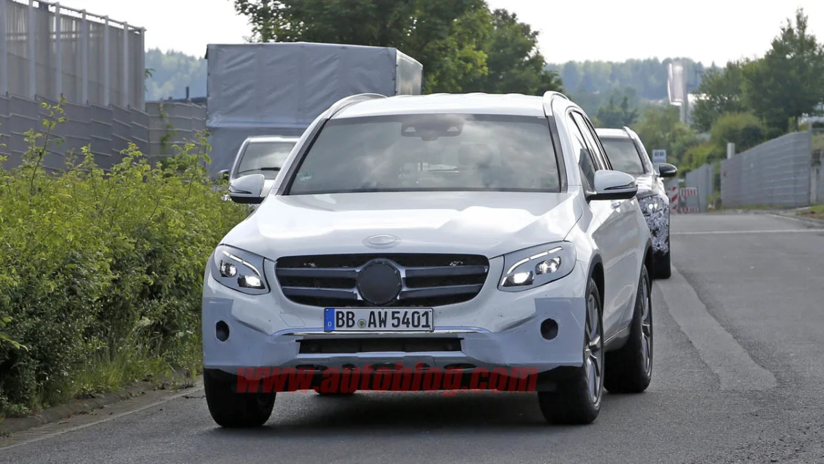 Mercedes-Benz GLC-Class spotted undisguised