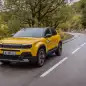 2023 Jeep Avenger action front three quarter yellow