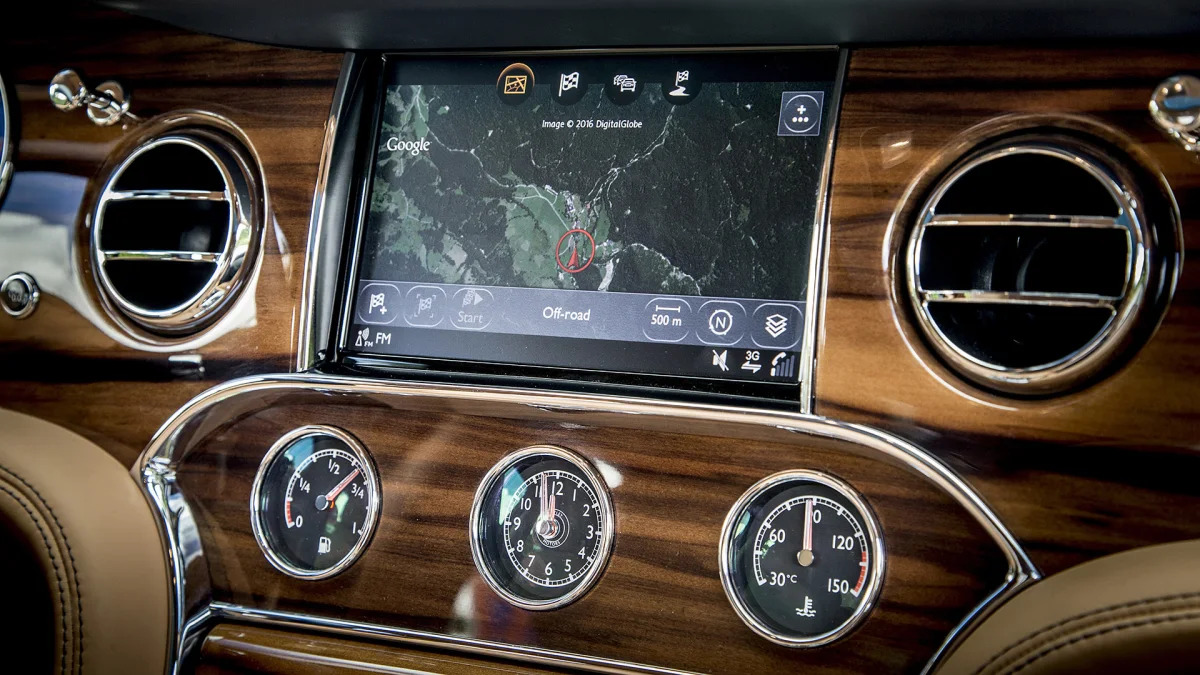 2017 Bentley Mulsanne navigation system