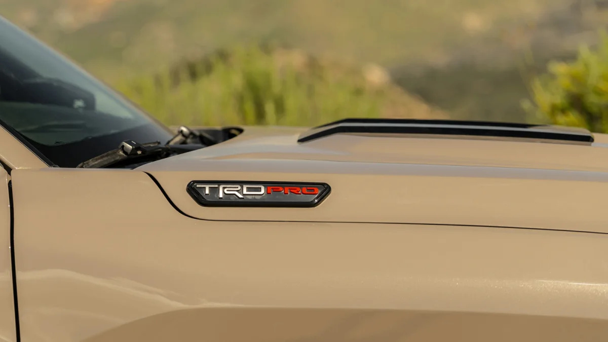 2025 Toyota 4Runner TRD Pro hood badge