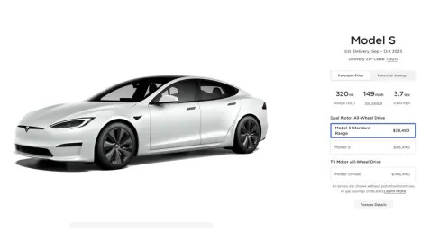 <h6><u>Tesla Model S and X Standard Range offer lower range for less money</u></h6>