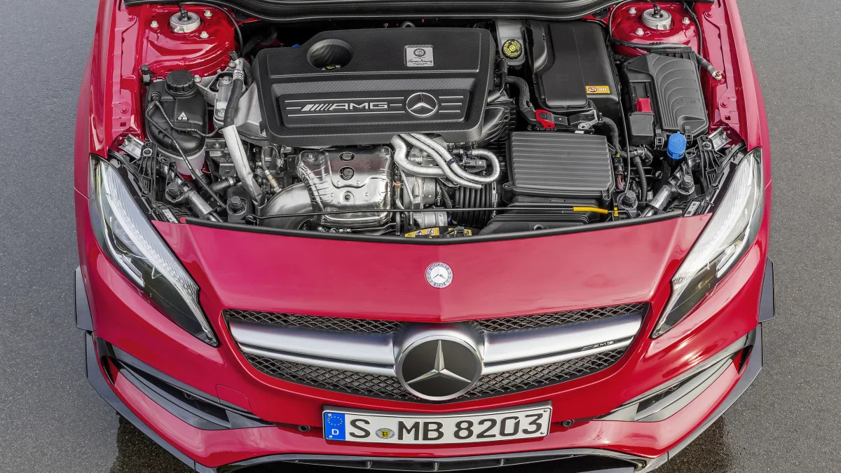 Mercedes-AMG A45 4Matic engine.
