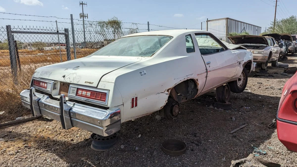 40 77 Chevrolet Malibu Coupe in Arizona junkyard photo by Murilee Martin