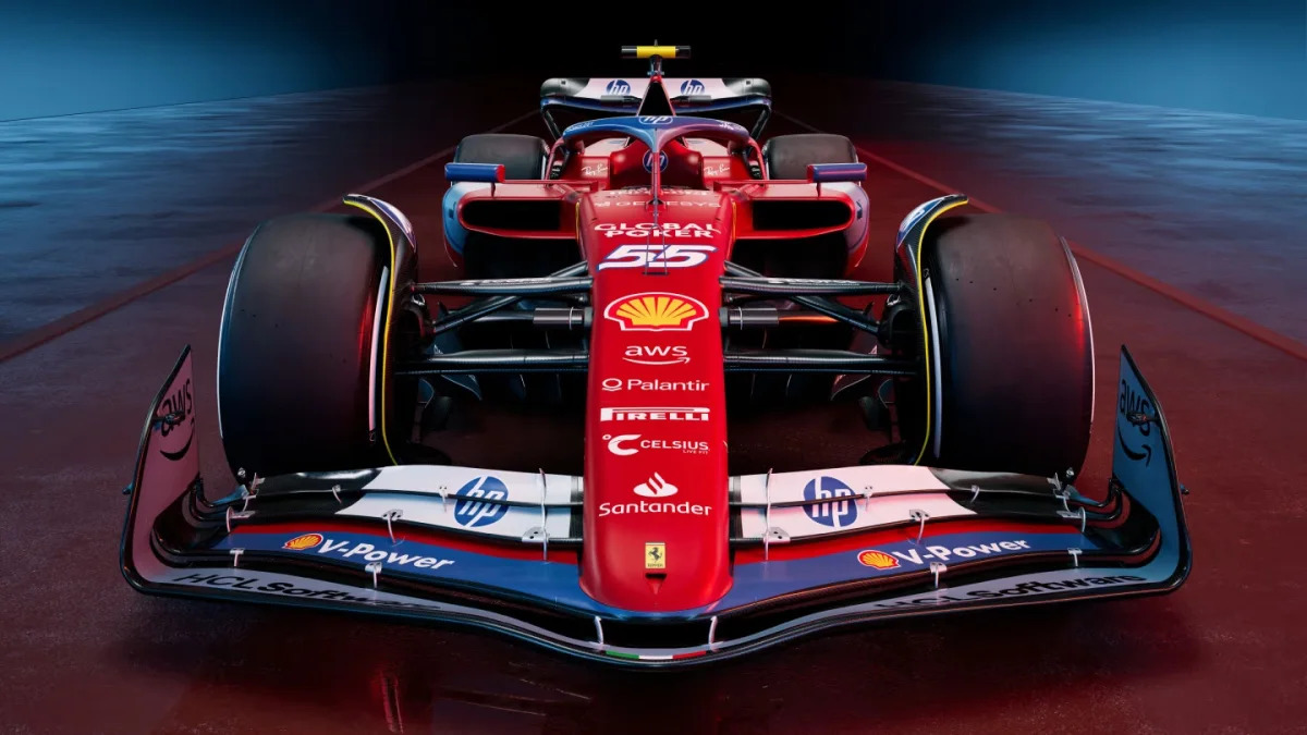 Ferrari SF-24 with special livery for the 2024 Miami Grand Prix