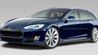 Tesla Model ST Rendering by Theophilus Chin