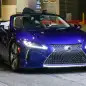 Lexus LC Convertible on photo shoot