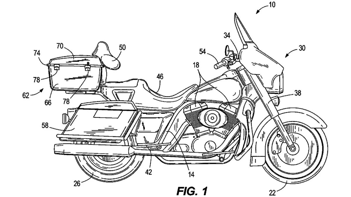 Harley-Davidson self-balancing motorcycle patent