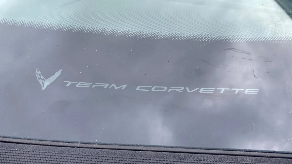 Easter egg on the 2020 Chevrolet Corvette