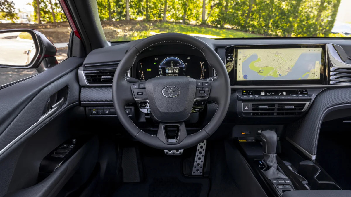 2025 Toyota Camry SE interior POV