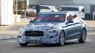 2022 Mercedes-Benz C-Class spied with very little camouflage - Autoblog