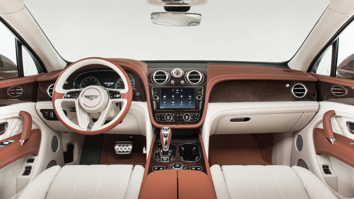 Bentley Bentayga interior dashboard light