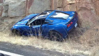 2014 Chevrolet Corvette Stingray  first crash