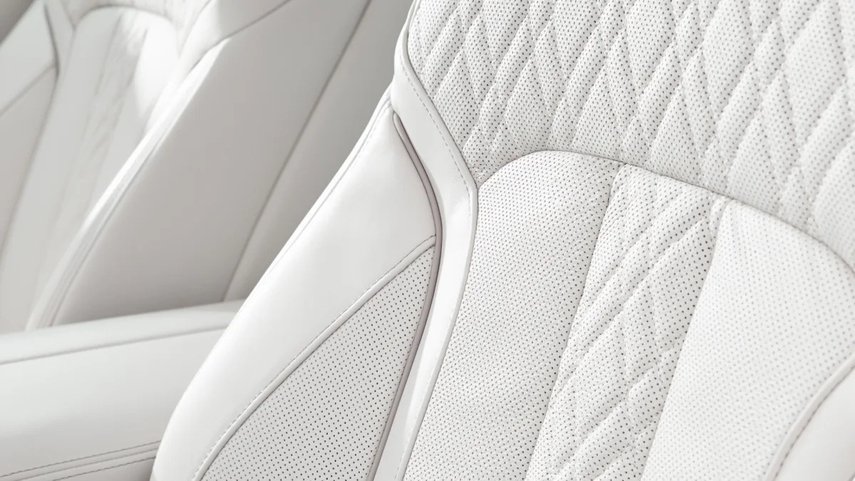seats leather stitching quilted bmw 7 series
