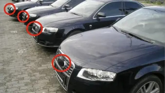 Swiss unmarked Audi S4 radar cars