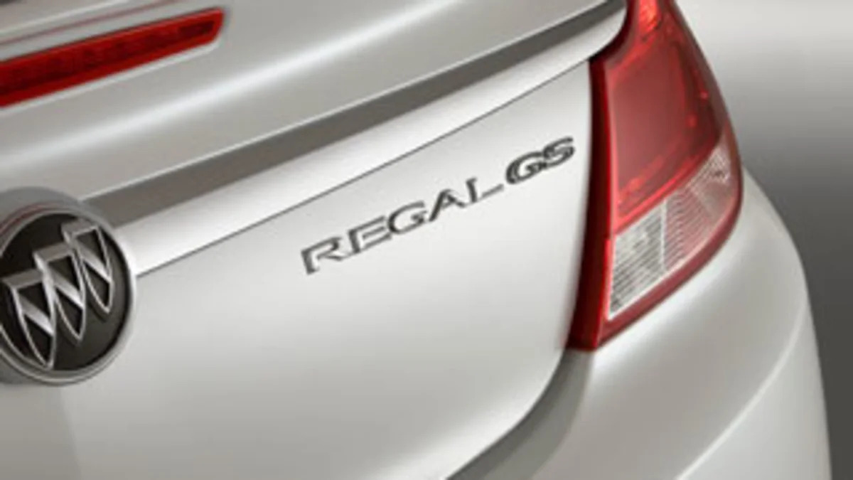 2011 Buick Regal GS Show Car: A Fast Buick?