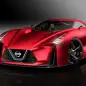 Nissan Concept 2020 Vision Gran Turismo red front 3/4