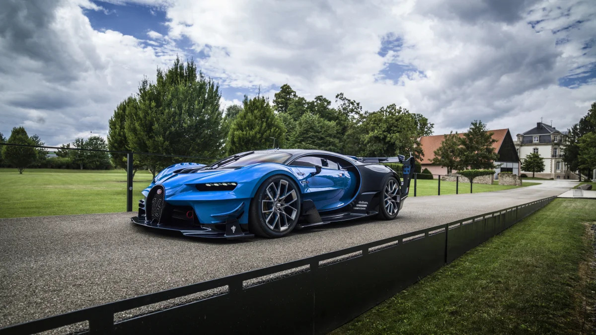 Bugatti Vision Gran Turismo front 3/4