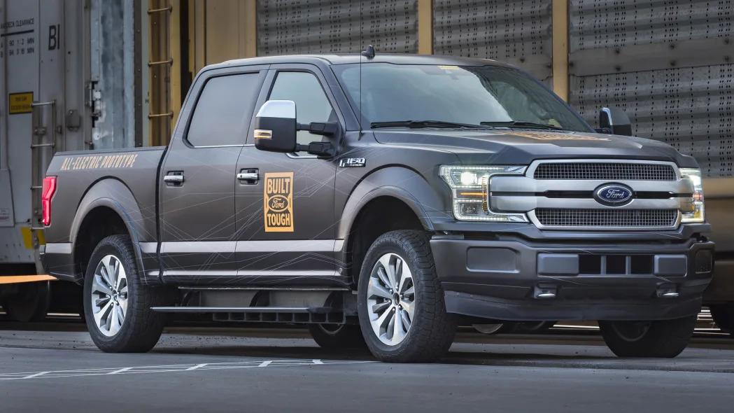 Electric Ford F-150 Towing