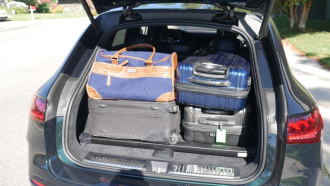 Mercedes-Benz EQE SUV Luggage Test: How much fits in the cargo