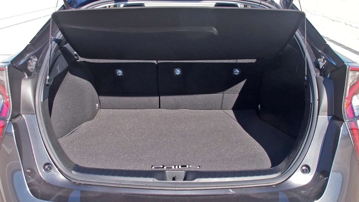 2016 Toyota Prius rear cargo area