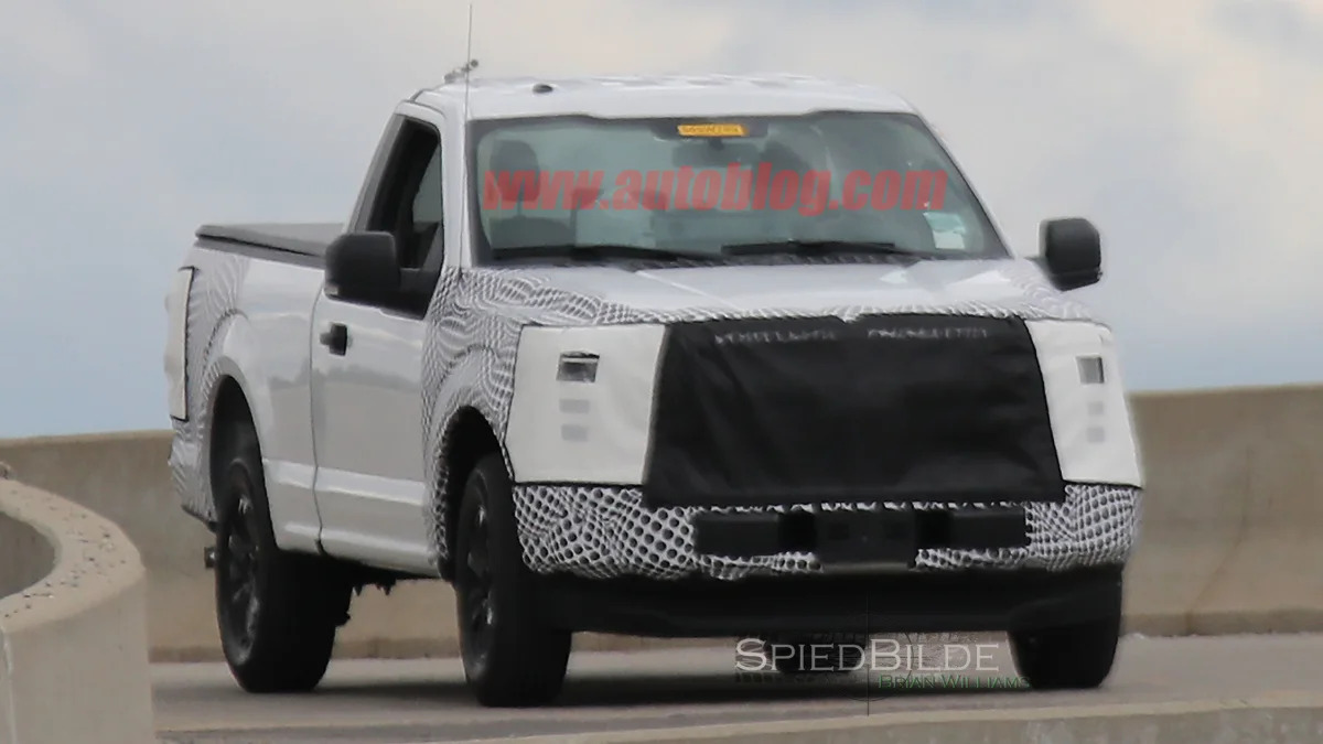 2018 ford f-150 spy photo front side