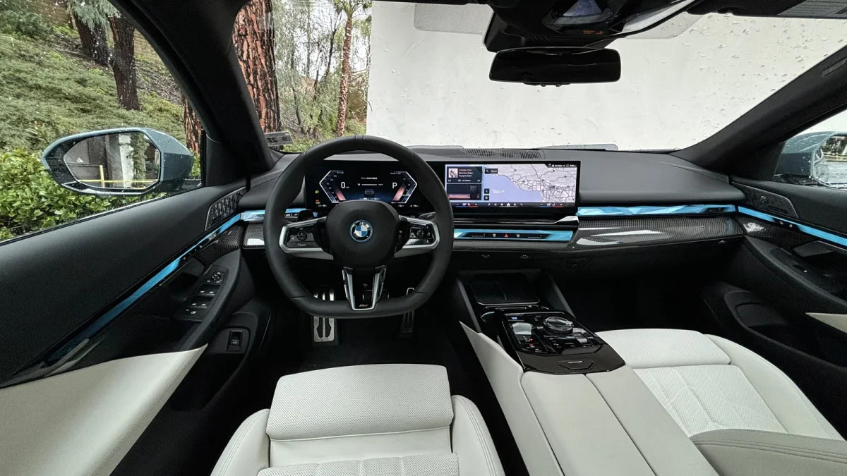 2024 BMW i5 eDrive40 interior POV