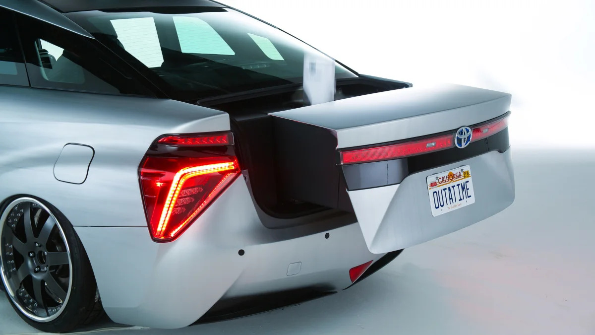 Toyota Mirai Back to the Future Concept rear trunk