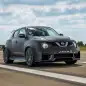 Nissan Juke-R 2.0 moving runway front 3/4
