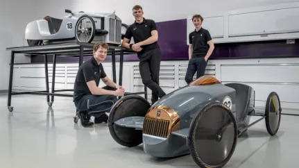 Rolls-Royce restores a pair of soapbox racers it built in the 2000s