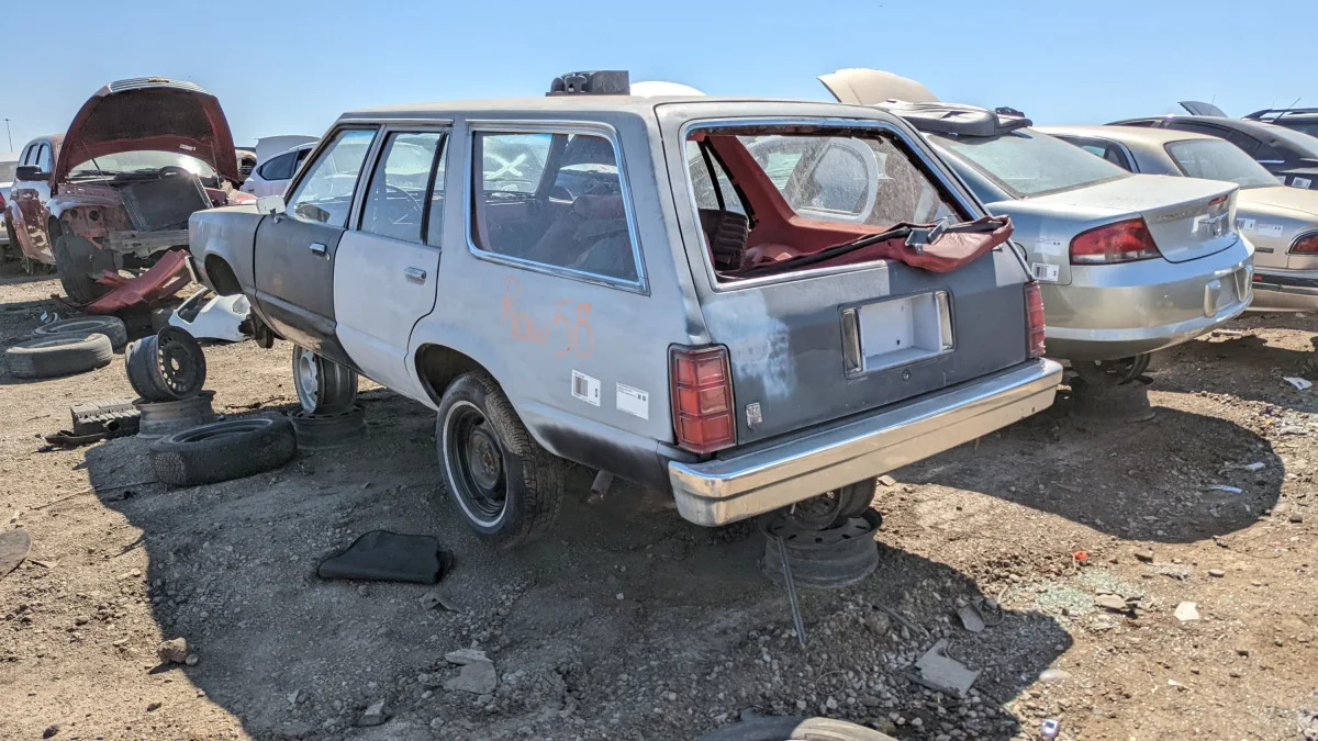 20 - 1979 Ford Fairmont Station Wagon in Colorado junkyard - Photo by Murilee Martin