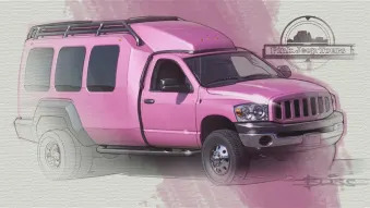 Pink Jeeps Dodge Ram 3500