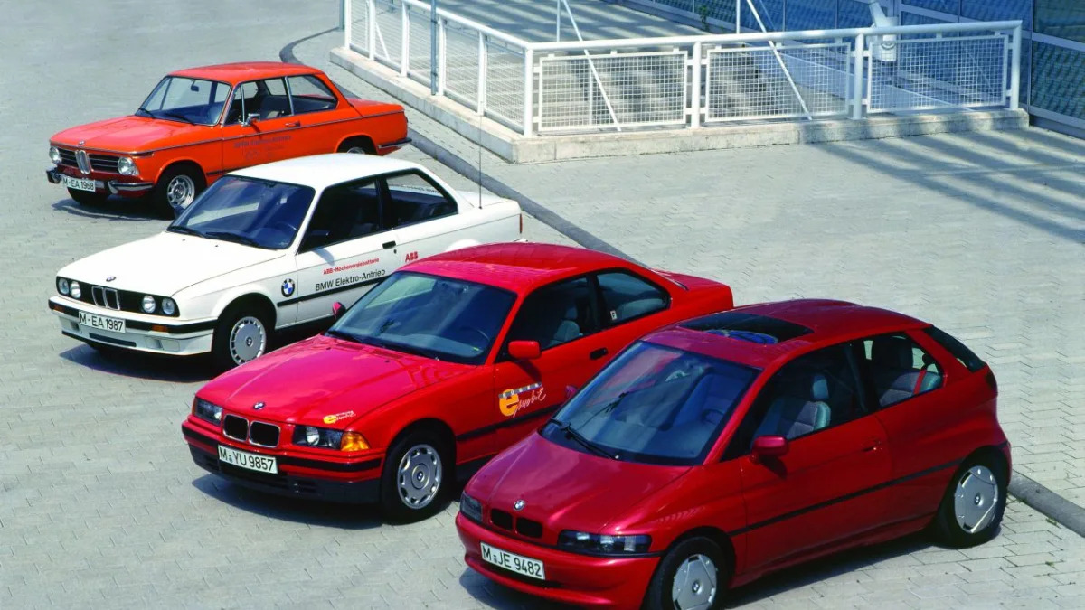 All BMW EV models throughout history