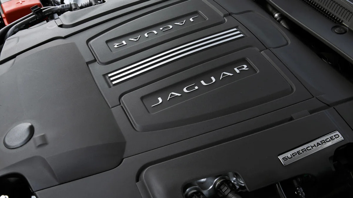 2017 Jaguar XE engine detail