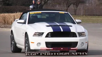 Spy Shots: 2013 Ford Mustang GT500 Convertible