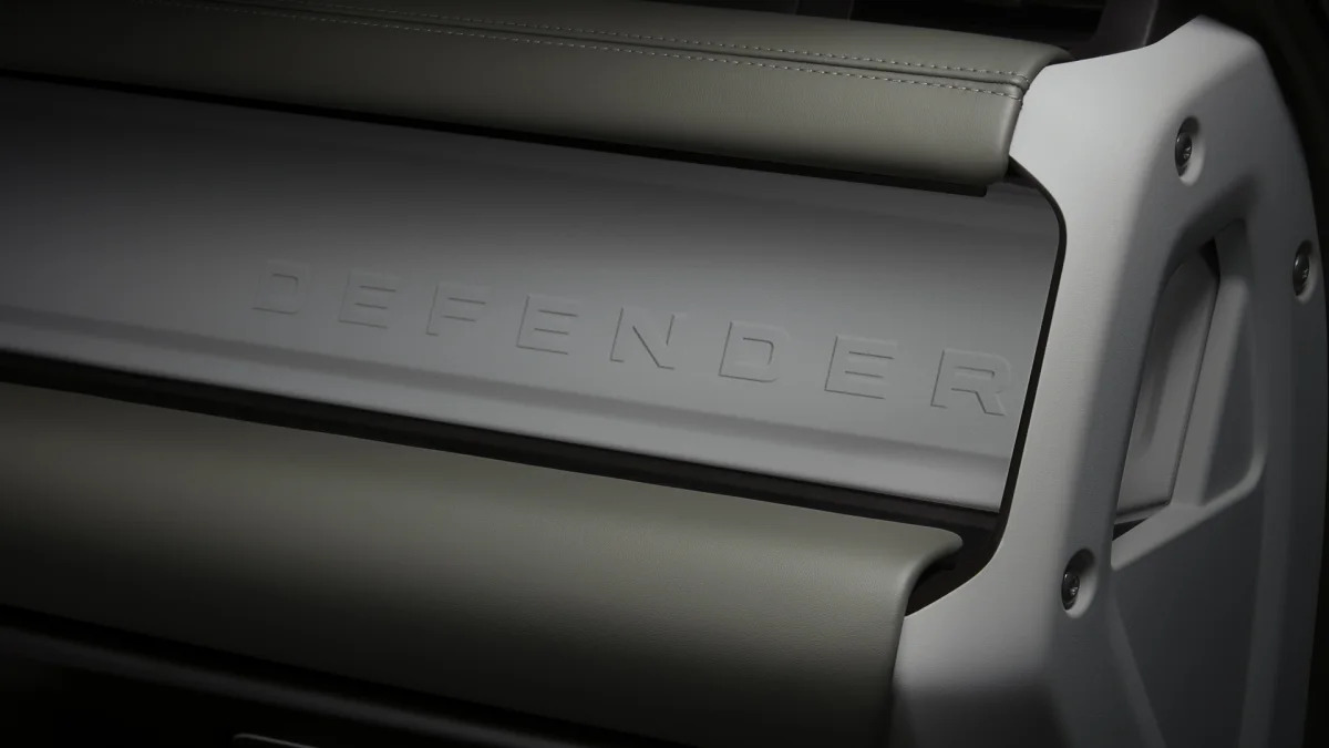 2020 Land Rover Defender 110 interior detail 2