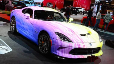 1 Of 1 Dodge Viper looks a fabulous mess in Chicago