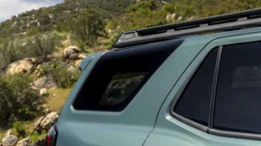 2025 Toyota 4Runner Trailhunter wrap up rear quarter window