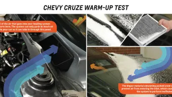 GM using diaper material for snow