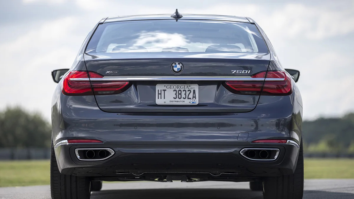 2016 BMW 7 Series rear view