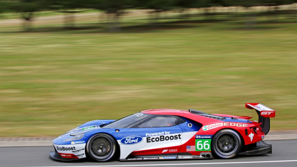 Ford GT LM GTE Pro moving