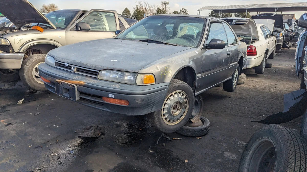 50 - 1992 Honda Accord in Colorado junkyard - photo by Murilee Martin