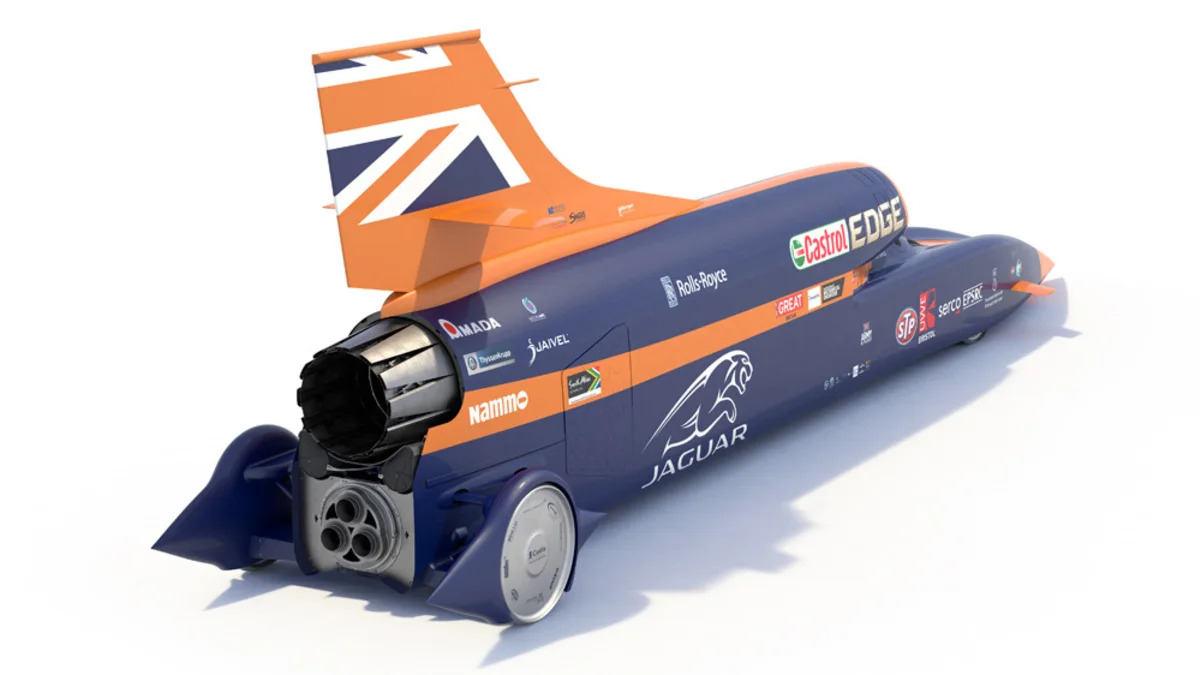 Bloodhound SSC rendering rear right top