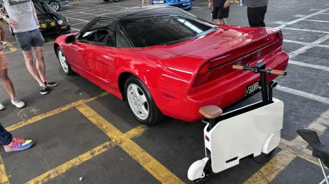 <h6><u>1991 Acura NSX Luggage Test: Will a Motocompacto fit in the trunk?</u></h6>